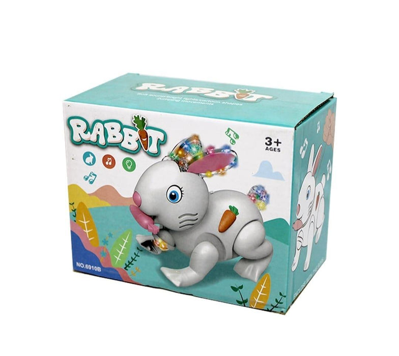Electric Rabbit Toy for Kids with Light and Sound - Dripcart Online