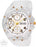 Clear wristwatch with gold accents and 'SKIVIEI' branding on a white background