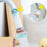 Faucet filter attachment with a close-up inset on a neutral background
