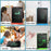 Collage of a digital drawing tablet in various use scenarios including office, class, outside, and family messages.