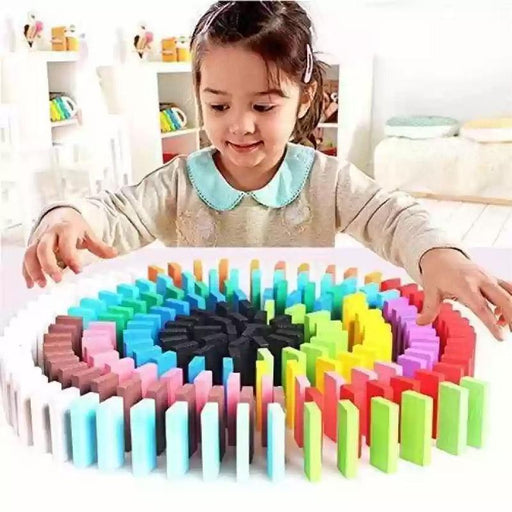 Wooden Dominos 100 Block Set 2