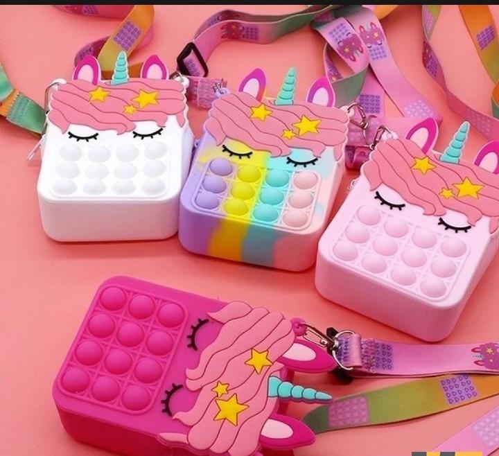 Unicorn Popit Pouch Bag for Kids - Dripcart Online