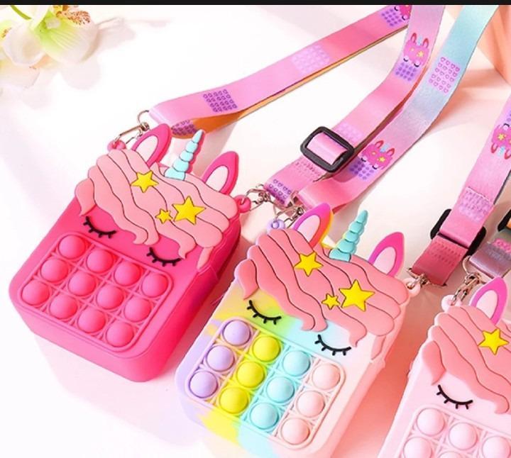 Unicorn Popit Pouch Bag for Kids - Dripcart Online