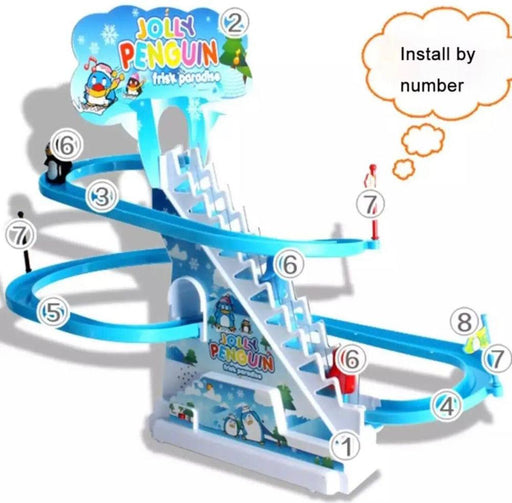 Kids Electric Duck Climbing Stairs
