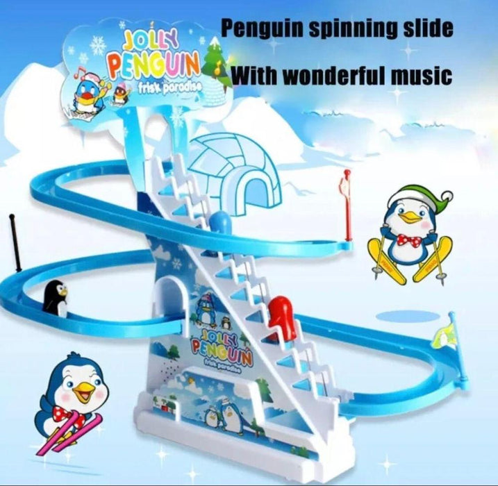 lectric Duck Climbing Stairs Toy with Lights & Music 